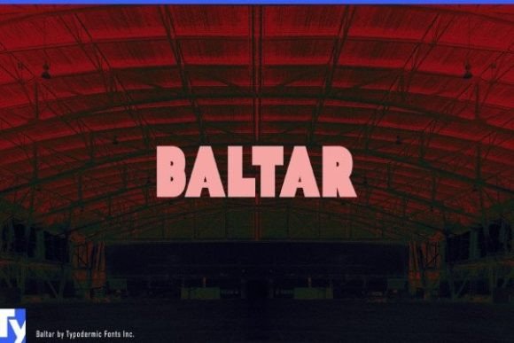 Baltar: A Bold Font for Web Design