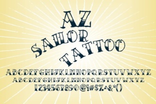 Branding with AZ Sailor Tattoo: A Vintage Serif Font Story