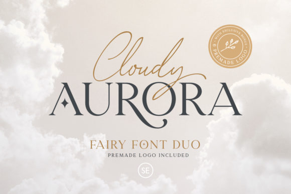 Cloudy Aurora Font: Elegant Serif for Digital Marketing