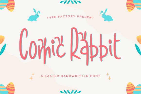 Comic Rabbit: A Playful Display Font for Editorial Design