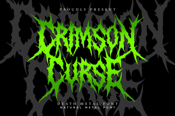 Crimson Curse Font: Dark and Dramatic