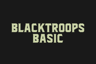 Designing a Clean Brand Identity with Blacktroops Basic Typeface