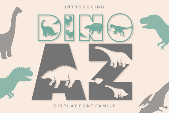 Dino Az: A Playful Typeface for Modern Web Design