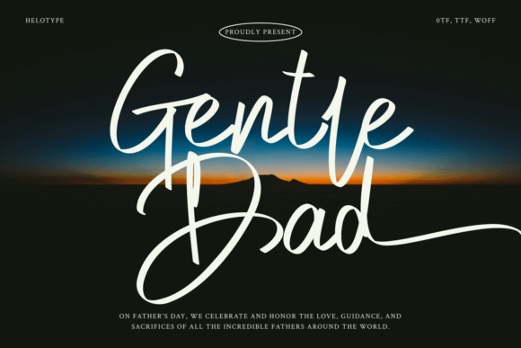 Gentle Dad Font for Business Branding