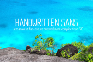 Handwritten Sans: A Playful Typeface for Web & Brand Design