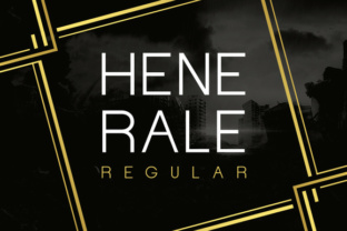 Henerale Regular: A Geometric Sans Serif for Modern Branding