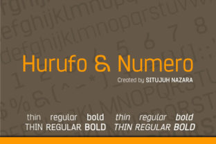 Hurufo Numero: The Modern Typeface for Scroll-Stopping Marketing