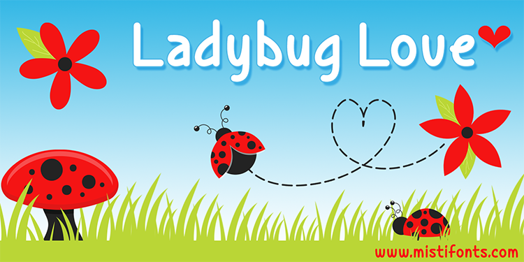 Ladybug Love: A Serif Font That Elevates Campaign Visuals