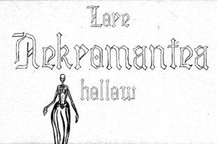 Lore Nekromantea Hollow: A Bold Blackletter Font for Web Headers