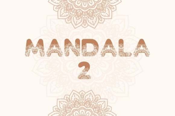 Mandala 2: A Decorative Font for Web Design