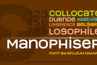 Manophiser: A Bold Sans Serif for Modern Brand Identity