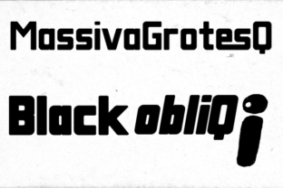 Massiva Grotesq Black Obliq: A Bold Typeface for Digital Impact