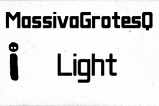 Massiva Grotesq Light: A Modern Sans Serif for Makers
