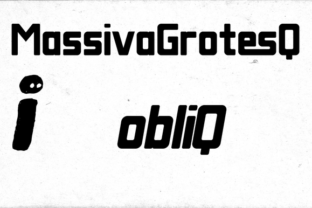 Massiva Grotesq Obliq: A Bold Sans Serif for Modern Branding