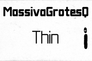 Massiva Grotesq Thin: A Refined Typeface for Editorial Design