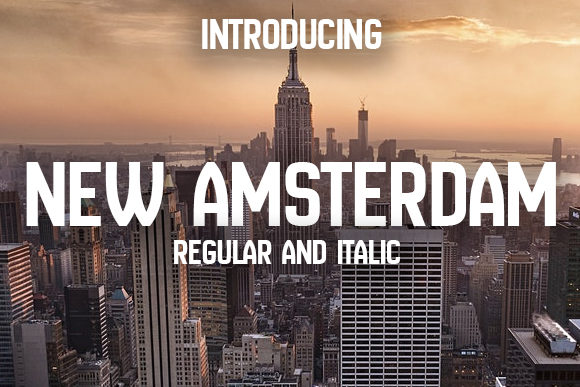 New Amsterdam Font for Business