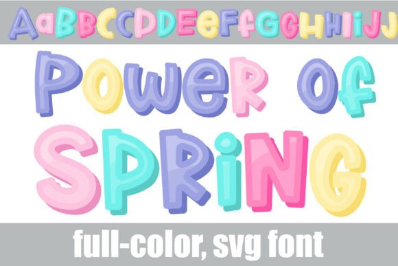 Power of Spring Font: Vibrant and Bouncy