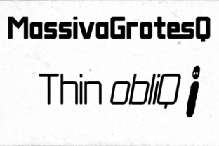 Refining Editorial Layouts with Massiva Grotesq Thin Obliq
