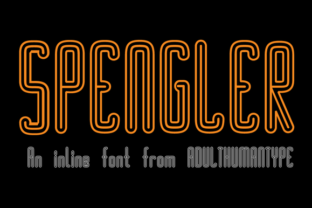 Spengler Font Review: A Bold Inline Sans Serif for Branding