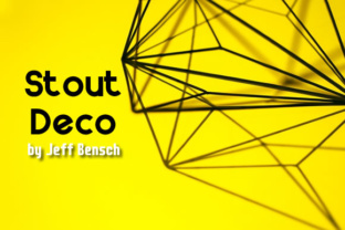 Stout Deco: A Bold Sans Serif Typeface for Modern Branding