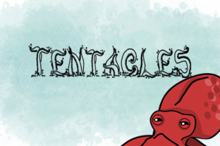 Tentacles Font: A Playful Typeface for Crafters and Sellers