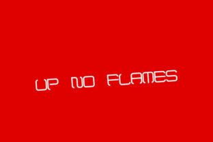 Up No Flames: A Decorative Font for Handmade Brands