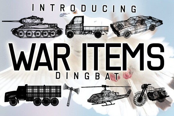 War Items: A Bold Font for Impactful Campaigns