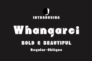 Whangarei: A Clean Sans Serif Font for Small Business Branding