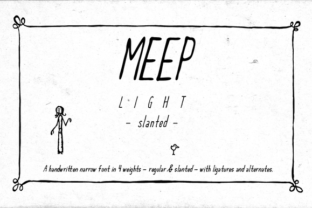 Why Meep Light Slanted Is the Perfect Sans Serif Font for Small Brands
